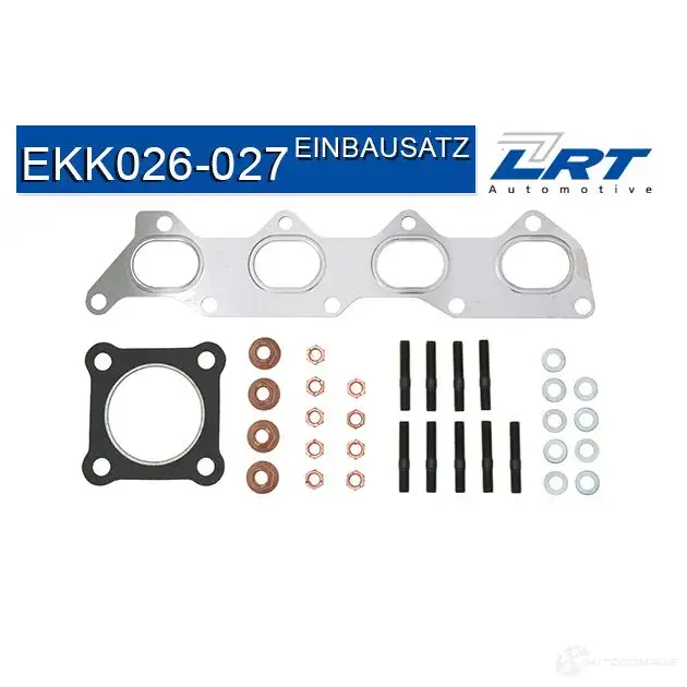 Крепление катализатора, набор LRT ekk026027 8 X4DV 1190949 4250193605889