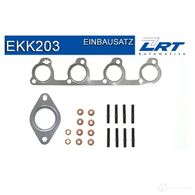 Крепление катализатора, набор LRT 4250193611118 1190987 2LM F9 ekk203