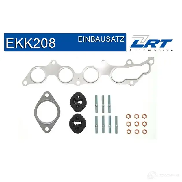 Крепление катализатора, набор LRT MG1 2Y ekk208 4250193618308 1190995