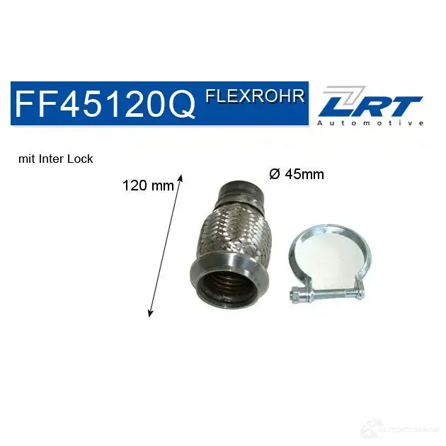 Ремкомплект трубопровода катализатора LRT J LQPU ff45120q 4250193612788 1191254 изображение 0