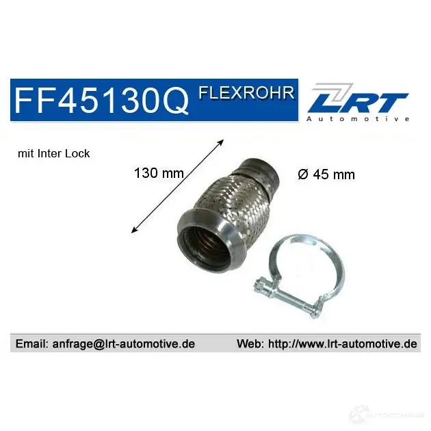 Ремкомплект трубопровода катализатора LRT 4250193612795 1191260 ff45130q U47F 2 изображение 0