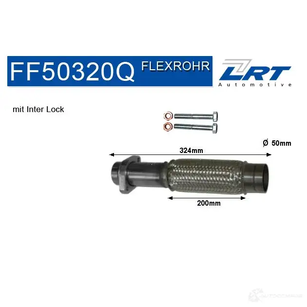 Ремкомплект трубопровода катализатора LRT X45F H0 ff50320q 4250193612061 1191277 изображение 0