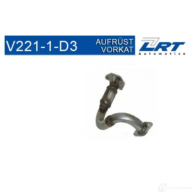 Комплект для модернизации, перед катализатором LRT 1213880372 J50N Q6 v2212d3 4250193601690