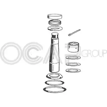 Ремкомплект шкворней поворотного кулака OCAP 0927458 1744777 VTBQ3 9 8054682105470 изображение 0