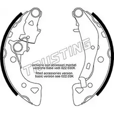 Тормозные колодки, комплект TRUSTING 022.034Y 1747788 S 9H44CX JUDTM62 изображение 0