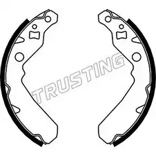 Тормозные колодки, комплект TRUSTING W8K C3 1747822 026.354 NPTP9