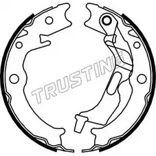 Тормозные колодки ручника, комплект TRUSTING CGSGJ5 V SRKSDBX 1747833 027.007 изображение 0