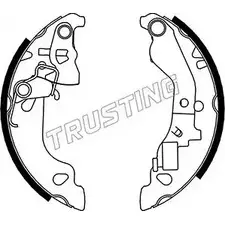Тормозные колодки, комплект TRUSTING 1747885 KGCY 8G KLI28LS 034.103Y