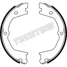 Тормозные колодки ручника, комплект TRUSTING 1747893 5J CTJ9S DWLMSJ 034.110