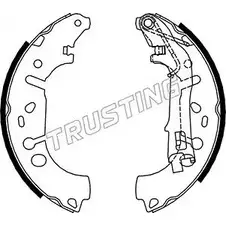 Тормозные колодки, комплект TRUSTING 034.117 L2E0F8U 0PC8 Q 1747902 изображение 0