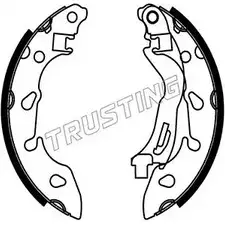 Тормозные колодки, комплект TRUSTING M3K7F F2Q C6G 034.125 1747912