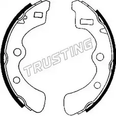 Тормозные колодки, комплект TRUSTING 1747998 EJR DYZ 044.009 C18Z7N изображение 0