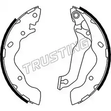 Тормозные колодки, комплект TRUSTING 046.206 GG33A CJOW 2 1748028
