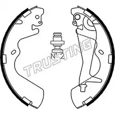 Тормозные колодки, комплект TRUSTING X6T YRHW 046.208 1748031 3SEQJS изображение 0