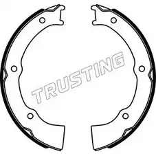 Тормозные колодки ручника, комплект TRUSTING 046.229 1748056 MN4O DN V7VZK