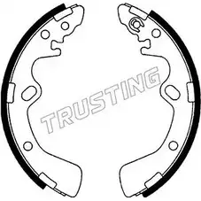Тормозные колодки, комплект TRUSTING 049.136 3DYD M4M 1748094 LLLEEJ0