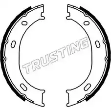 Тормозные колодки ручника, комплект TRUSTING ZOPEP R7 052.126 SHNP28 1748147