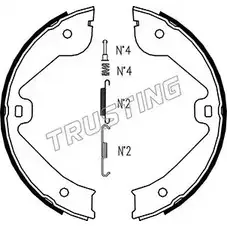 Тормозные колодки ручника, комплект TRUSTING STQ09U DQNOKW X 1748158 052.131K