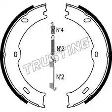 Тормозные колодки ручника, комплект TRUSTING R205B 1748162 052.133K G 97SMX