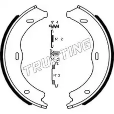 Тормозные колодки ручника, комплект TRUSTING HAODR 1J 1748172 052.138K C3QSU