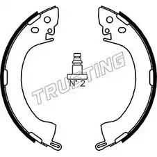 Тормозные колодки, комплект TRUSTING CV IOW 6LB16W 1748215 064.154