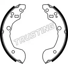 Тормозные колодки, комплект TRUSTING 067.187 RW KNJ 1748263 XAMRRC4