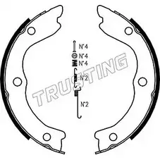 Тормозные колодки ручника, комплект TRUSTING 067.196K 1748272 M 0WE1HQ RDNU3W изображение 0