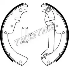 Тормозные колодки, комплект TRUSTING 1748315 073.174 XX02H A MF90K