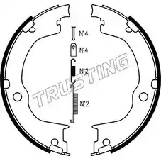 Тормозные колодки ручника, комплект TRUSTING 073.175K 1748317 X6 7BI CLBI5
