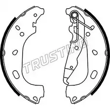 Тормозные колодки, комплект TRUSTING W2RFN QDGJ AKO 1748319 073.177