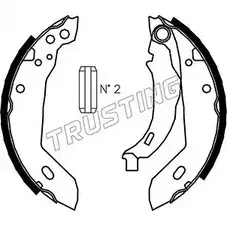 Тормозные колодки, комплект TRUSTING YKE6 4 MJW3A 1748387 088.212