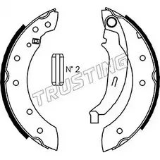 Тормозные колодки, комплект TRUSTING V STOM KVOCN3 1748395 088.222
