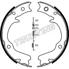 Тормозные колодки ручника, комплект TRUSTING G8ZD ZB 110.336K SSMGAE 1748547 изображение 0