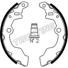 Тормозные колодки, комплект TRUSTING AR2 H72X 1748563 W47Y83 111.236