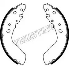Тормозные колодки, комплект TRUSTING 111.245 EV3N7 QJ6U 1 1748571