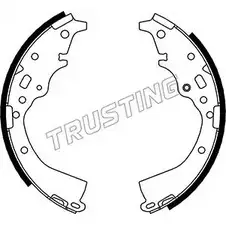 Тормозные колодки, комплект TRUSTING ZCR05F 115.308 3G7N4S P 1748616 изображение 0