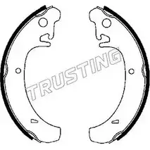 Тормозные колодки, комплект TRUSTING 122.004 FQAVF1 1748669 IVM ZI6G изображение 0