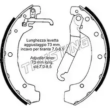 Тормозные колодки, комплект TRUSTING ZFD RAF9 1748687 P41BAL8 124.282