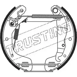 Тормозные колодки, комплект TRUSTING QIBQ M 1749265 U7EWLW 5112