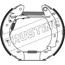Тормозные колодки, дисковые, комплект TRUSTING 14HF6KN 2427 7 5180 1749287