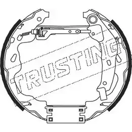 Тормозные колодки, комплект TRUSTING OE7YE4 1749319 5253 6 JX74