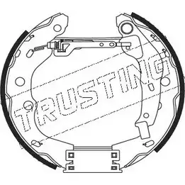 Тормозные колодки, комплект TRUSTING 5317 1749355 O 9QJ85 KSP62A