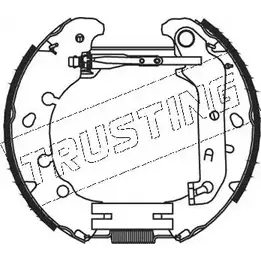 Тормозные колодки, комплект TRUSTING 1749401 9BQ9L VY 4C6A 5391