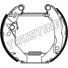 Тормозные колодки, комплект TRUSTING 6066 1749599 S8ALDJ X29T F7