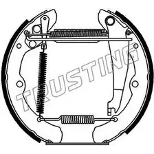 Тормозные колодки, комплект TRUSTING 6139 IM2I0U AP0 G0H 1749665