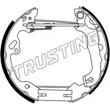 Тормозные колодки, комплект TRUSTING 86IECMU 6297 IZL C6FO 1749837 изображение 0