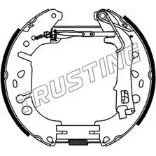 Тормозные колодки, комплект TRUSTING 1749925 6388 MXM2O WT VT978