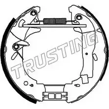 Тормозные колодки, комплект TRUSTING 1749958 E8 382 6419 OUEBOP