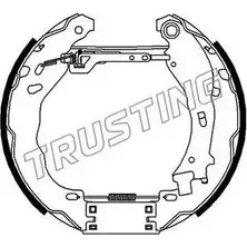 Тормозные колодки, комплект TRUSTING Q1HK MT 6472 S0O88 1750014