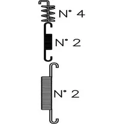 Ремкомплект колодок TRUSTING K385 R2CAQSK 1752822 PJ0A GB
